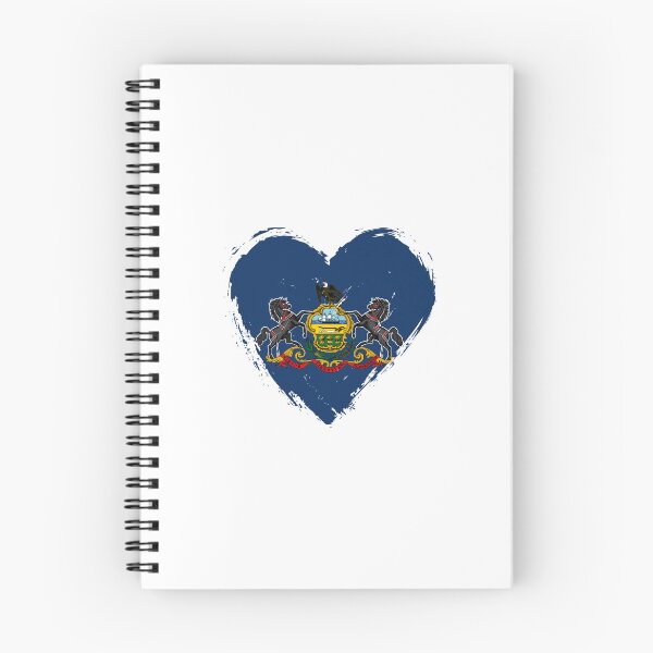 Item preview, Distressed Pennsylvania Flag Heart PA designed and sold by shitpostee.