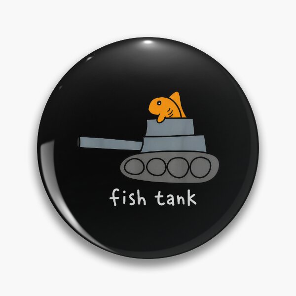 Item preview, Fish Tank Funny Fish Military Tank Aquarium Pun Humor designed and sold by nryum.