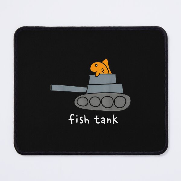 Item preview, Fish Tank Funny Fish Military Tank Aquarium Pun Humor designed and sold by nryum.