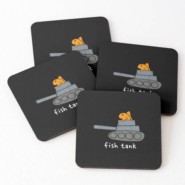 Item preview, Fish Tank Funny Fish Military Tank Aquarium Pun Humor designed and sold by nryum.