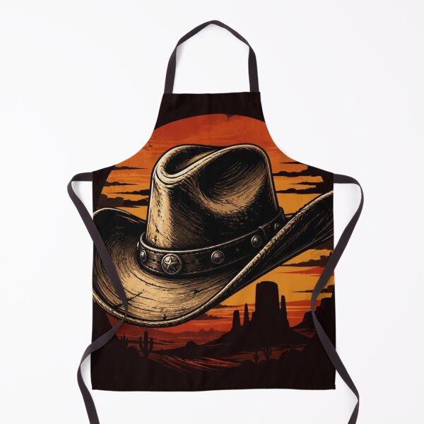 Item preview, Vintage Cowboy Hat Wild West Sunset Desert designed and sold by AgnesB77.
