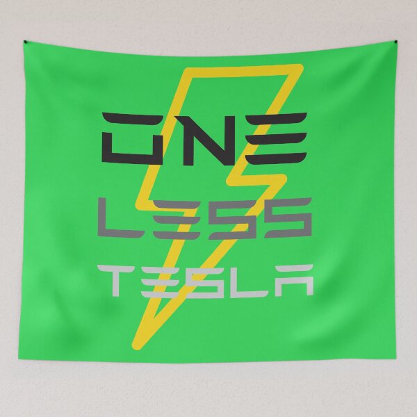 Item preview, One Less Tesla designed and sold by Rare By Hero.