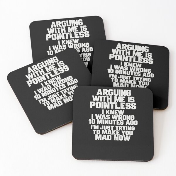 Item preview, Funny Arguing Is Pointless Stubborn Humor Art designed and sold by elderberry.