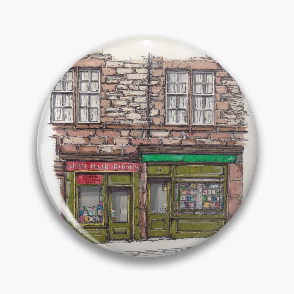 Item preview, Armchair Books Edinburgh – Independent Bookshop Illustration Print designed and sold by MelissaJamesIll.