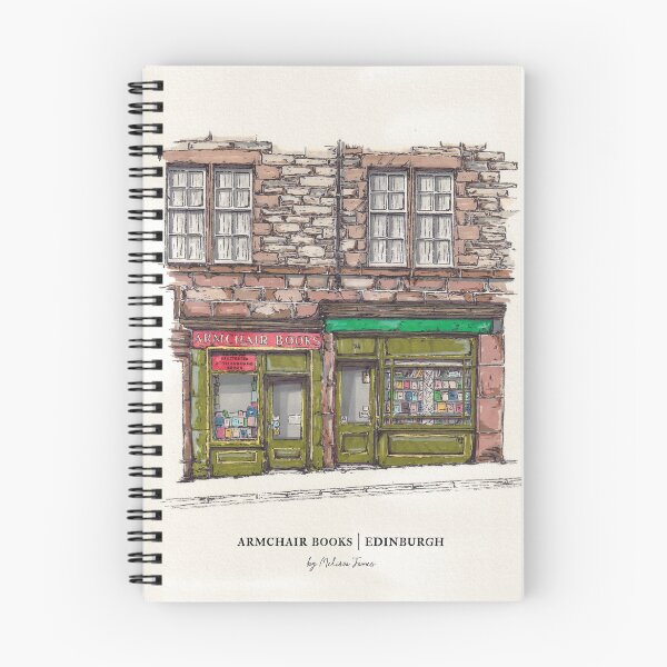Item preview, Armchair Books Edinburgh – Independent Bookshop Illustration Print designed and sold by MelissaJamesIll.