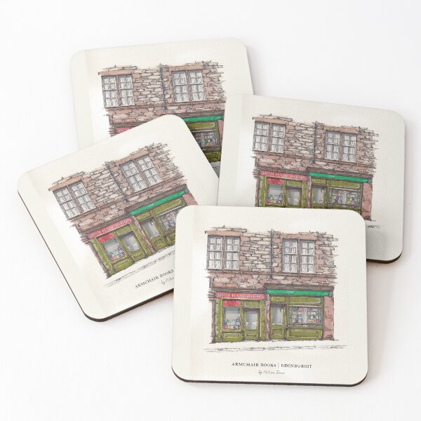 Item preview, Armchair Books Edinburgh – Independent Bookshop Illustration Print designed and sold by MelissaJamesIll.