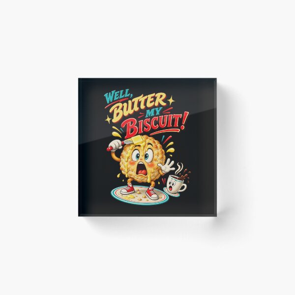 Item preview, Well Butter My Biscuit Retro 1930s Rubberhose Breakfast Art designed and sold by SVox.