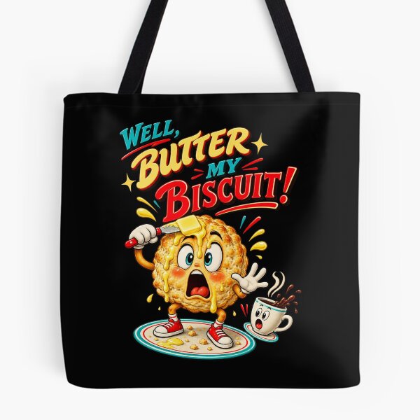 Item preview, Well Butter My Biscuit Retro 1930s Rubberhose Breakfast Art designed and sold by SVox.