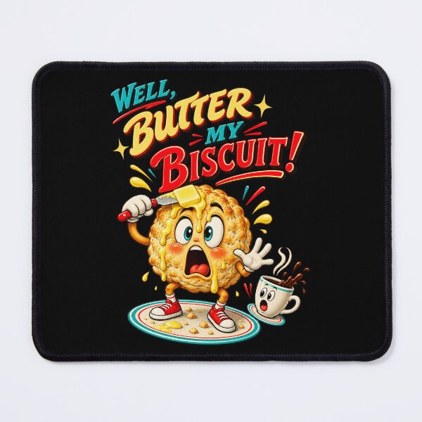 Item preview, Well Butter My Biscuit Retro 1930s Rubberhose Breakfast Art designed and sold by SVox.