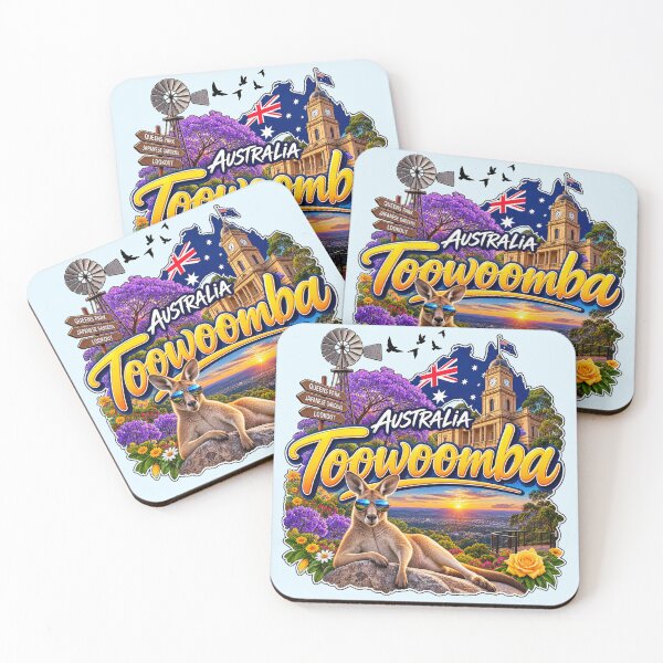 Item preview, Toowoomba Australia Vintage Travel Art – Queensland Garden City gift Men Woman Kids  designed and sold by Amelia ART G.