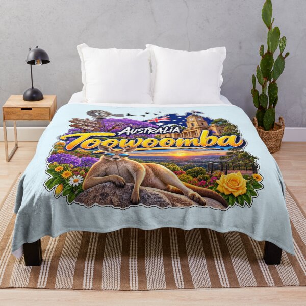 Item preview, Toowoomba Australia Vintage Travel Art – Queensland Garden City gift Men Woman Kids  designed and sold by Amelia ART G.