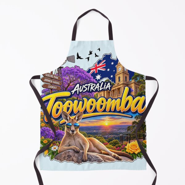 Item preview, Toowoomba Australia Vintage Travel Art – Queensland Garden City gift Men Woman Kids  designed and sold by Amelia ART G.