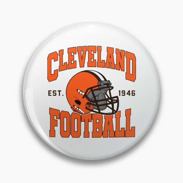 Item preview, Cleveland Football Est 1946 Retro Helmet Kids designed and sold by BenjaminK87727.