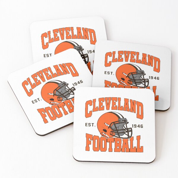 Item preview, Cleveland Football Est 1946 Retro Helmet Kids designed and sold by BenjaminK87727.