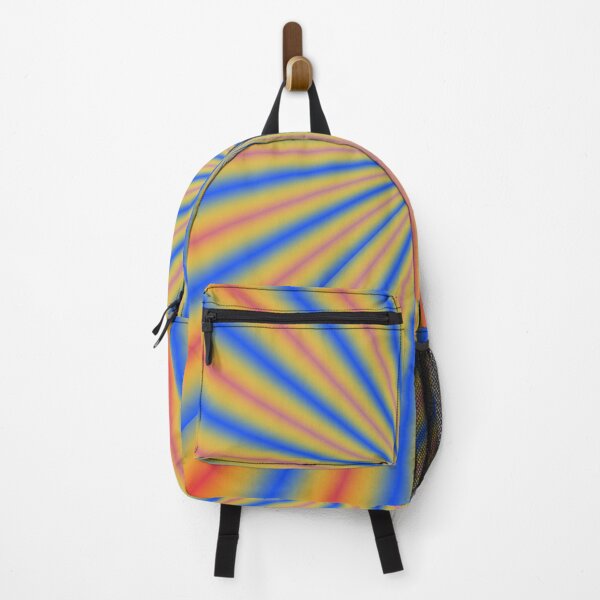 Item preview, Vibrant Rainbow Sunburst Radial Pattern Design designed and sold by Sybille-Yates.