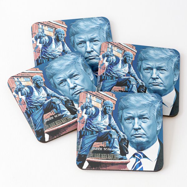 Item preview, pro trump modern illustration city wall   spray paint designed and sold by  Mudikeys.