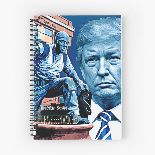 Item preview, pro trump modern illustration city wall   spray paint designed and sold by  Mudikeys.