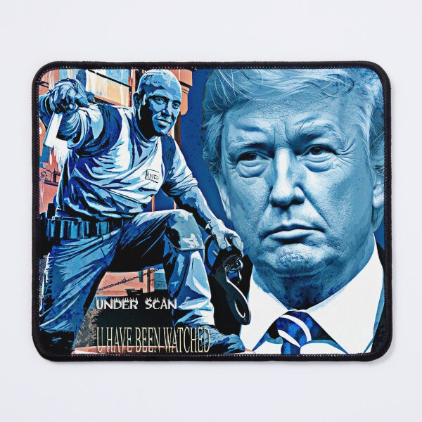 Item preview, pro trump modern illustration city wall spray paint designed and sold by Mudikeys.