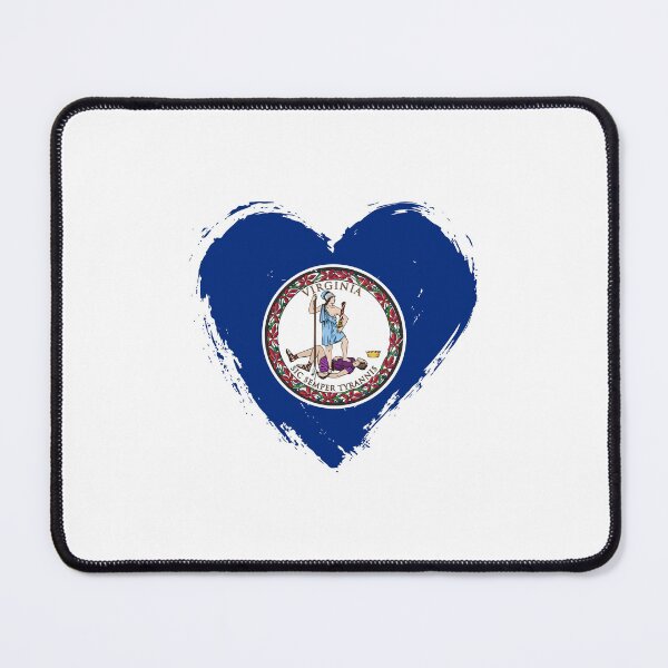 Item preview, Distressed Virginia Flag Heart VA designed and sold by shitpostee.