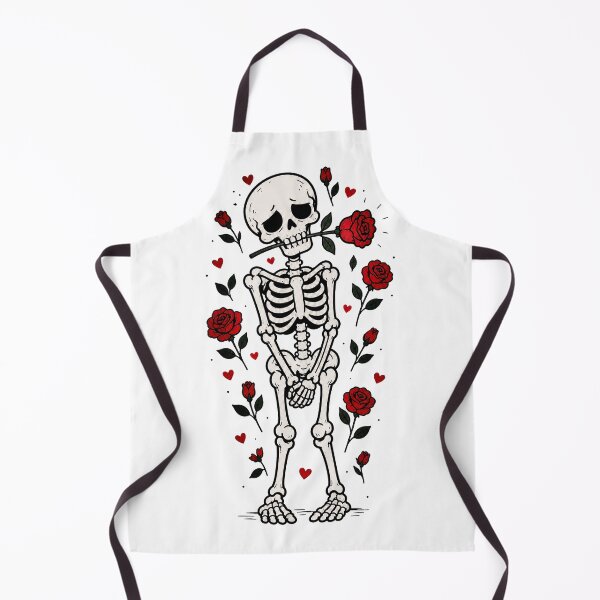 Item preview, Romantic Valentine Skeleton With Roses designed and sold by MonkiFlipp.