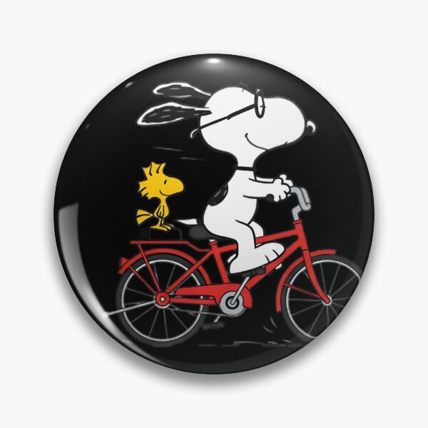 Item preview, Snoopy Woodstock Red Bicycle Ride Comic Duo | Best Gift designed and sold by Trendy Tee.