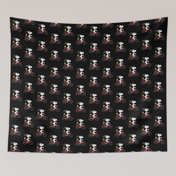 Item preview, Snoopy Woodstock Red Bicycle Ride Comic Duo | Best Gift designed and sold by Trendy Tee.