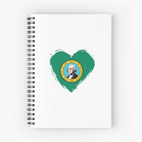 Item preview, Distressed Washington Flag Heart WA designed and sold by shitpostee.