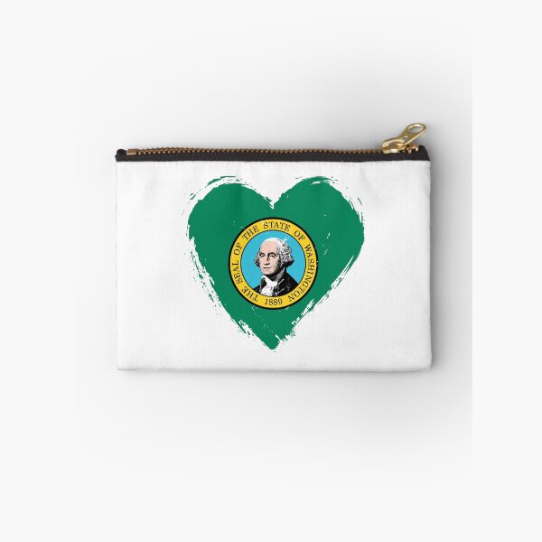 Item preview, Distressed Washington Flag Heart WA designed and sold by shitpostee.
