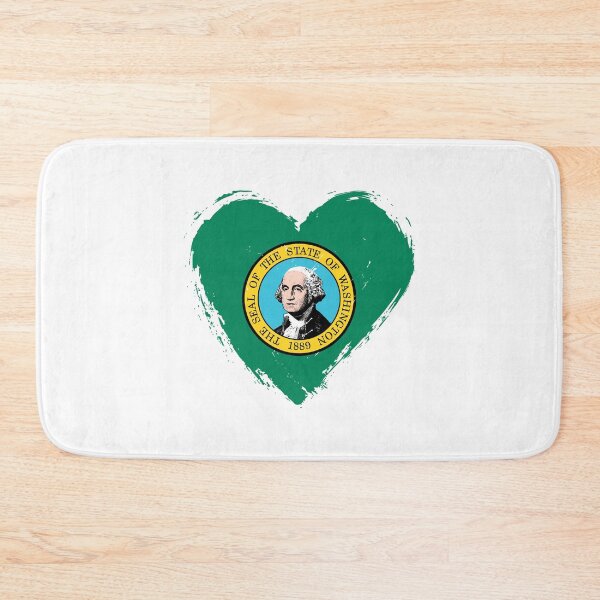 Item preview, Distressed Washington Flag Heart WA designed and sold by shitpostee.