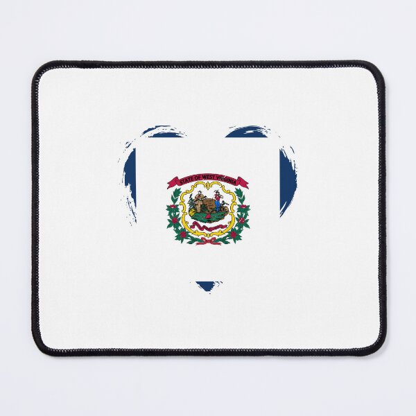 Item preview, Distressed West Virginia Flag Heart WV designed and sold by shitpostee.