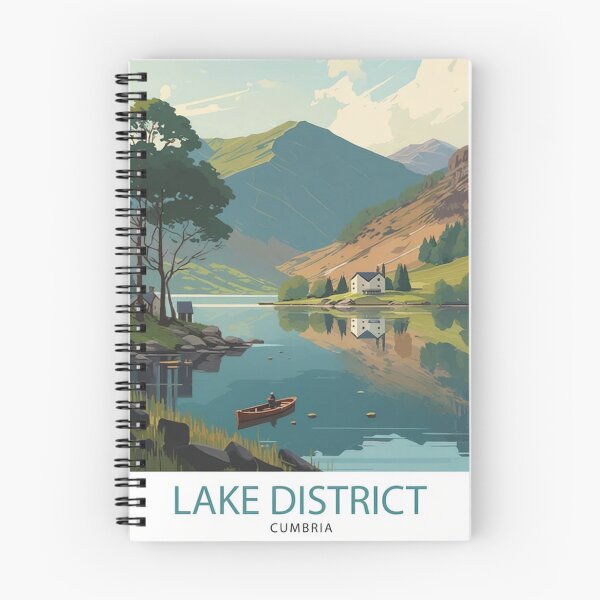 Item preview, The Lake District Original Custom Vintage Poster Wall Art Design Gift Pillow Home Soft Furnishing designed and sold by Cool Robot Bro..