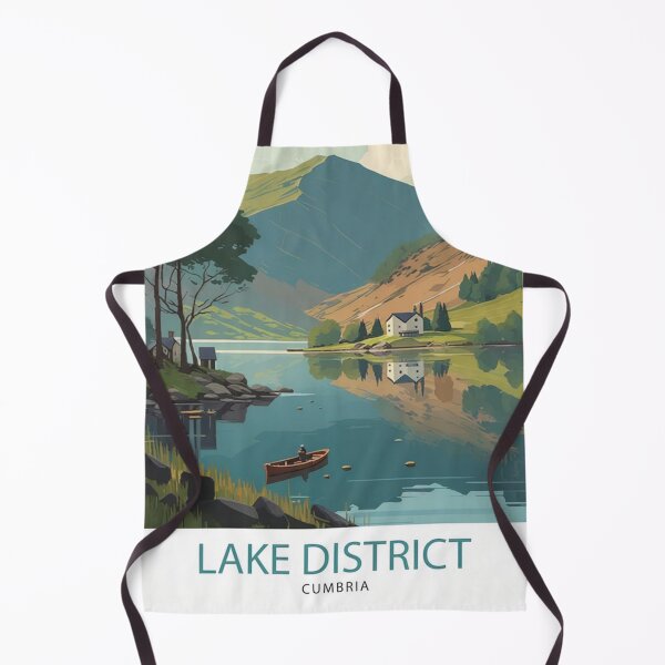 Item preview, The Lake District Original Custom Vintage Poster Wall Art Design Gift Pillow Home Soft Furnishing designed and sold by Cool Robot Bro..