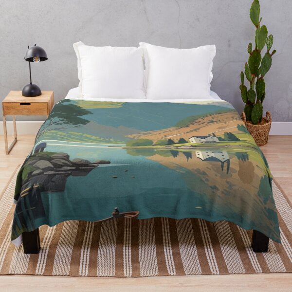 Item preview, El Distrito de los Lagos Póster Vintage Original Personalizado Arte de Pared Diseño Regalo Almohada Decoración del Hogar designed and sold by Cool Robot Bro..