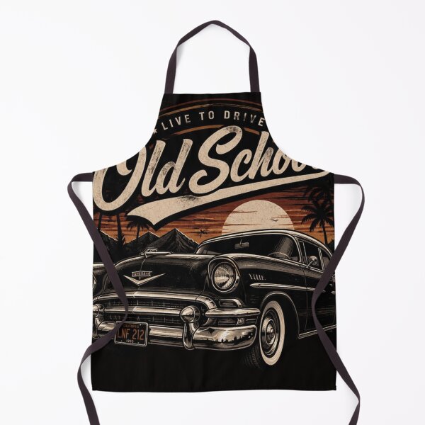 Item preview,  Vintage Classic Car Old School Live to Drive Retro 1950s designed and sold by AgnesB77.