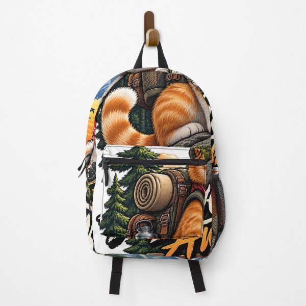 Item preview, Adventure Cat Hiking Vintage Outdoor Graphic – Funny Mountain Explorer Cat designed and sold by HAFIZ-DP.
