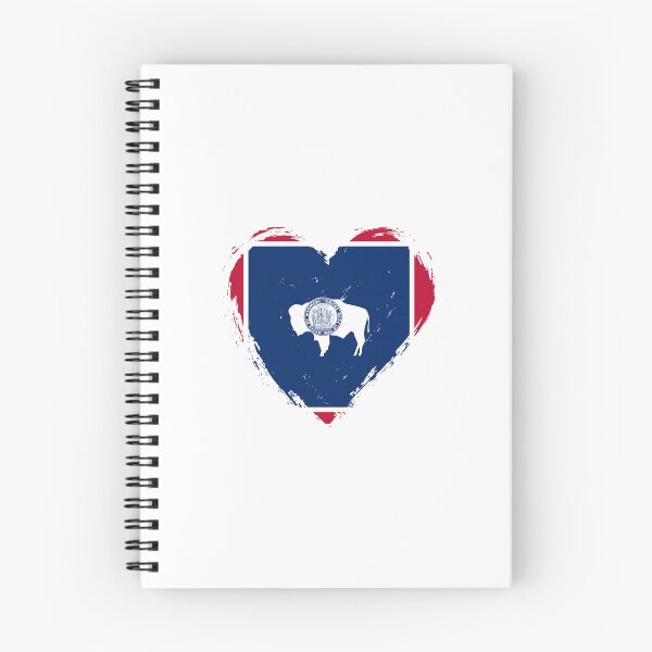 Item preview, Distressed Wyoming Flag Heart WY designed and sold by shitpostee.