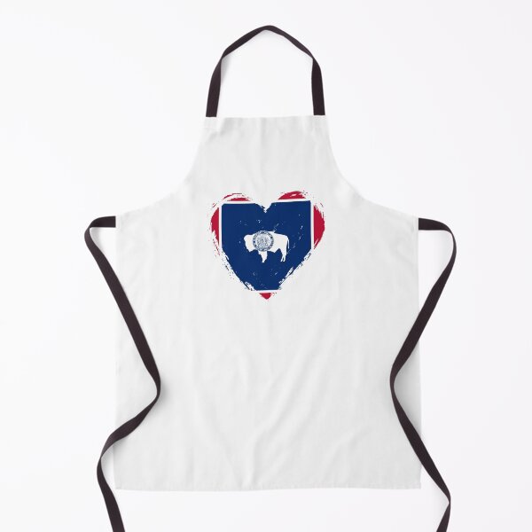 Item preview, Distressed Wyoming Flag Heart WY designed and sold by shitpostee.