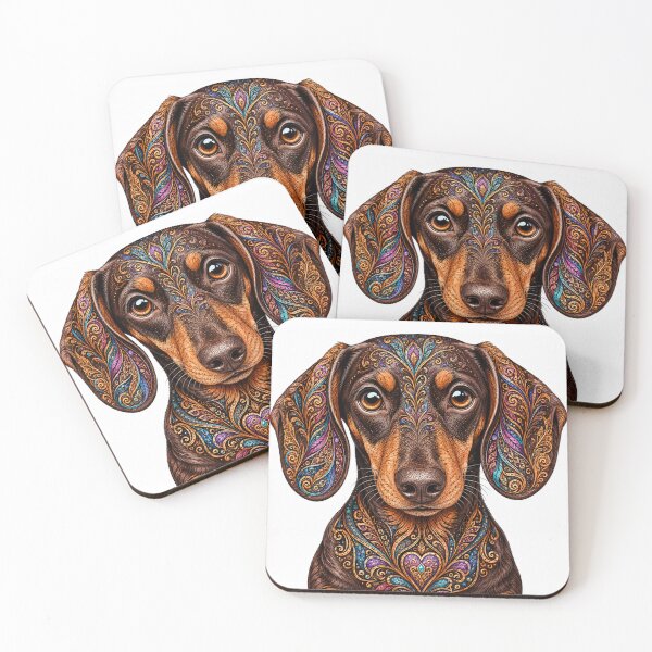 Item preview, Chocolate Dachshund designed and sold by PaintedbyCarol.