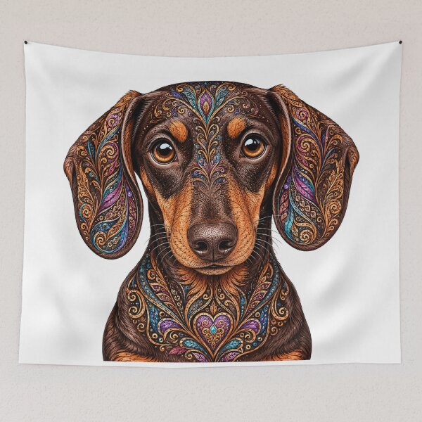 Item preview, Chocolate Dachshund designed and sold by PaintedbyCarol.