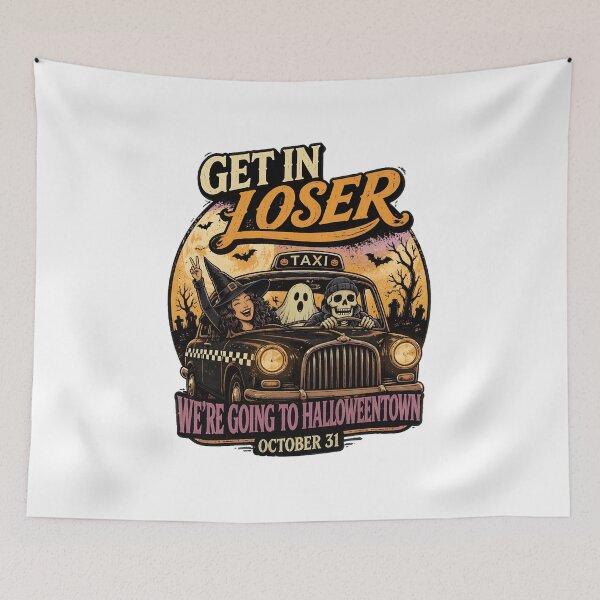 Item preview, Halloween Taxi Get In Loser designed and sold by WilfRedokry-21.