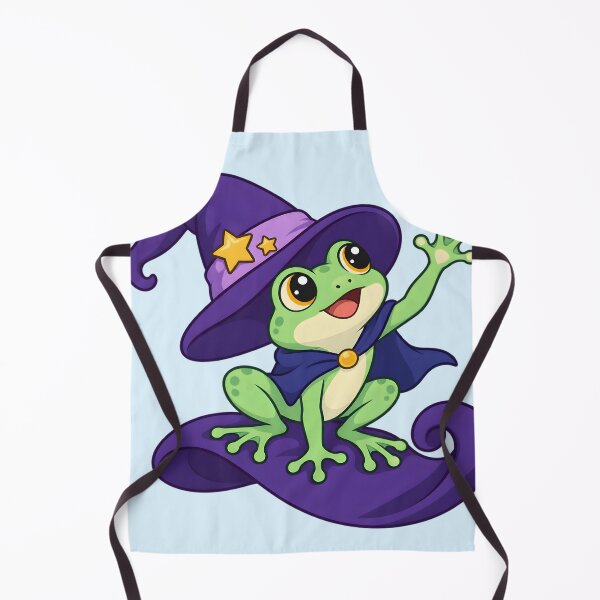 Item preview, Wizard Frog – Little Frog Spellcaster designed and sold by ChromaRune.