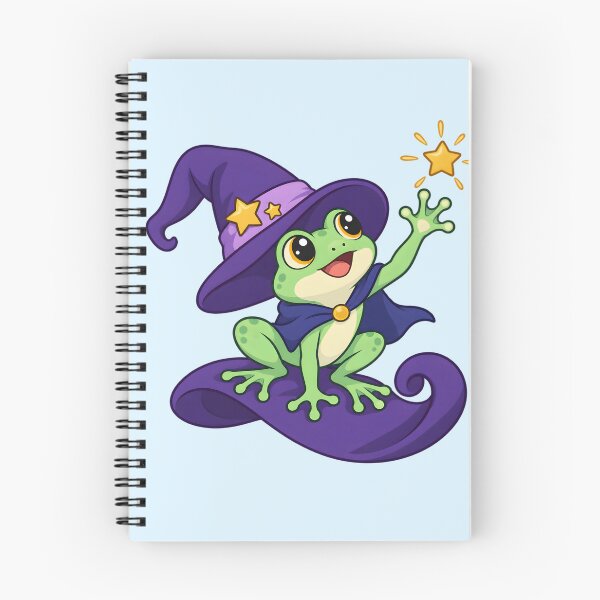 Item preview, Wizard Frog – Little Frog Spellcaster designed and sold by ChromaRune.
