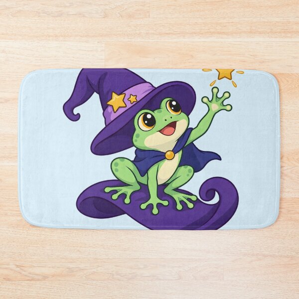 Item preview, Wizard Frog – Little Frog Spellcaster designed and sold by ChromaRune.