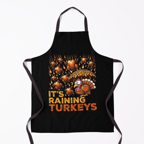 Item preview, Thanksgiving It's Raining Turkeys Funny turkey designed and sold by SEKAIHUNTER.