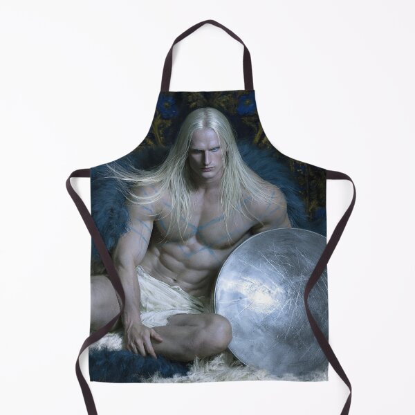 Item preview, Blond Warrior with Battle-Scarred Shield designed and sold by JaimeLikes.