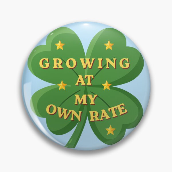 Item preview, Growing At My Own Rate. Gifts For People Who Value Calm Confidence designed and sold by zebek-design.