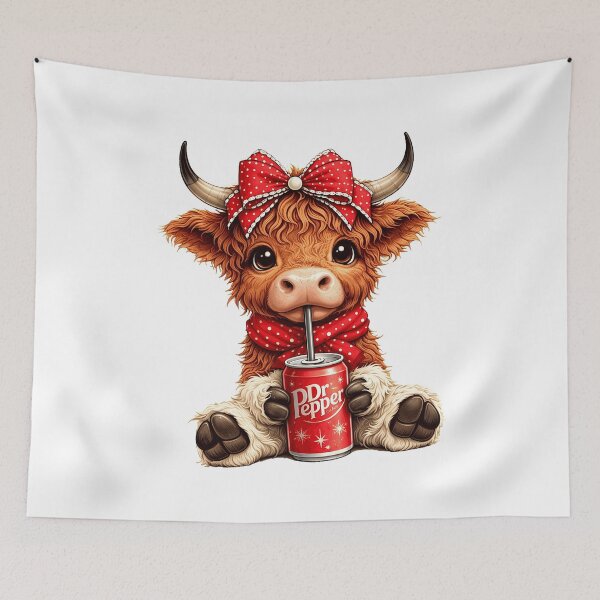 Item preview, Cute Highland Cow Drink  designed and sold by SarahSanc43018.