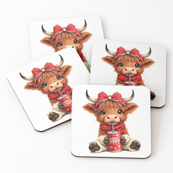 Item preview, Cute Highland Cow Drink  designed and sold by SarahSanc43018.