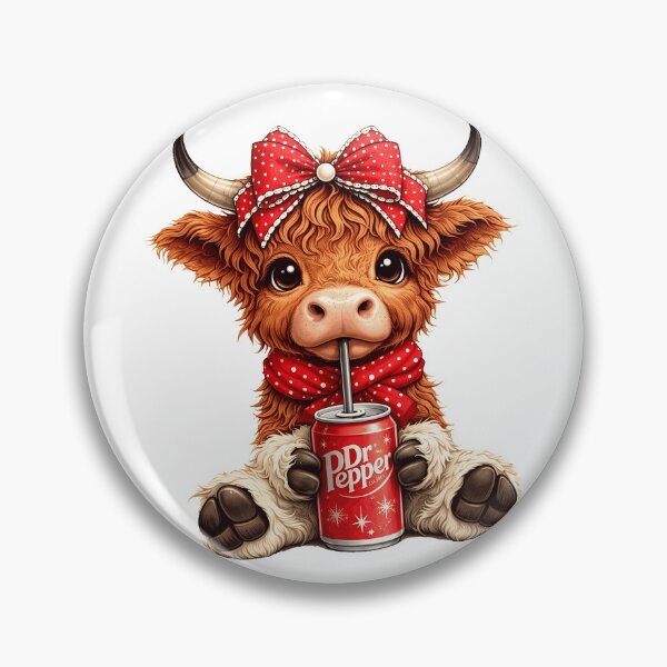 Item preview, Cute Highland Cow Drink  designed and sold by SarahSanc43018.