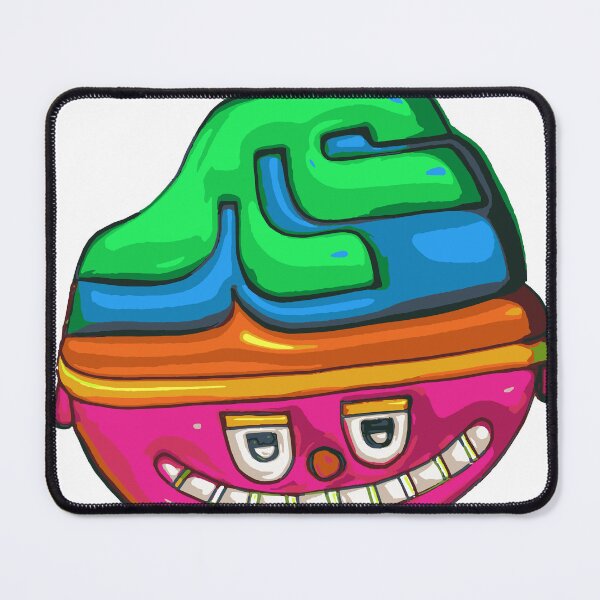 Item preview, Vibrant Smiling Abstract Brain Character designed and sold by Ontologrift.